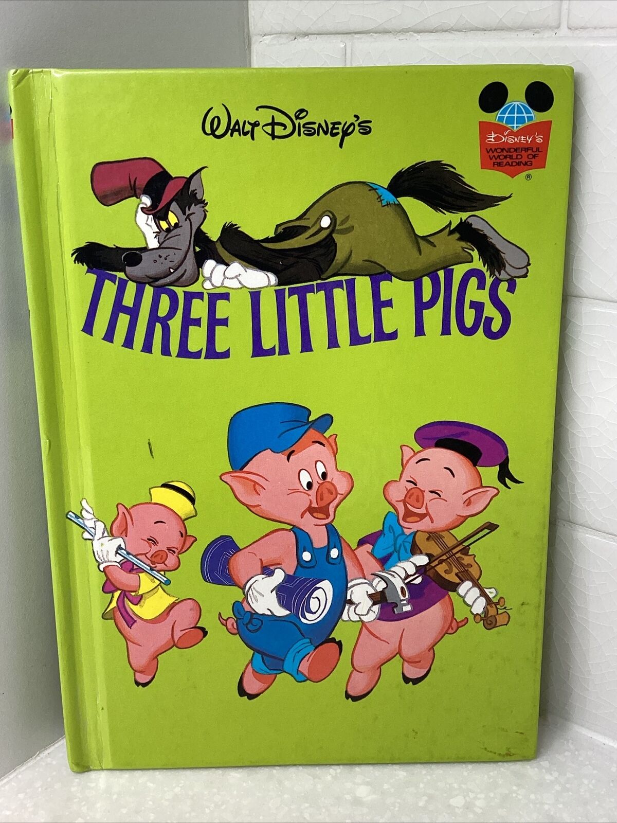 Disney's Wonderful World of Reading Three Little Pigs 1972 HC