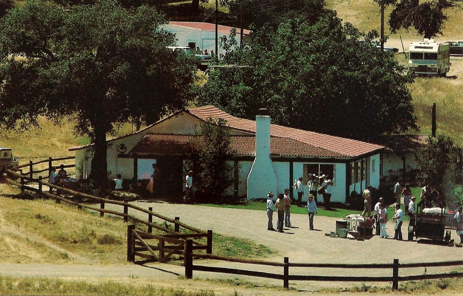 Ronald and Nancy Reagan\'s California Ranch Retreat Postcard