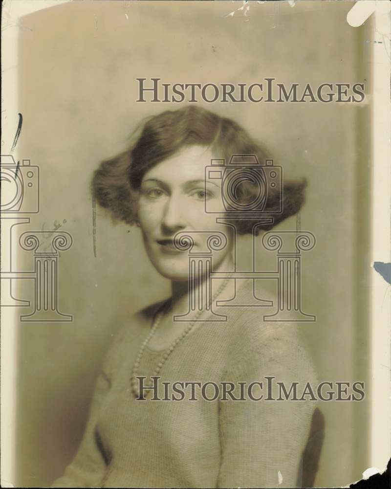 1923 Press Photo Author Eleanor Ramos, editor of \