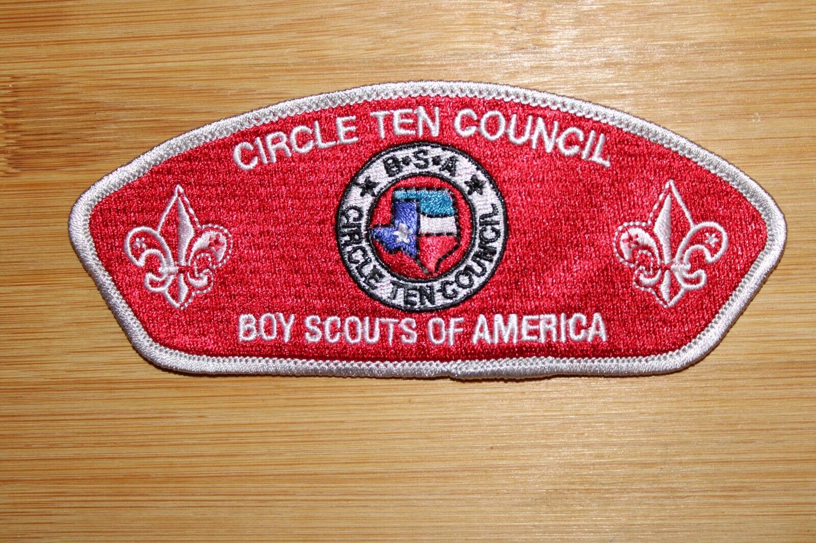 Circle Tan Council Boy Scouts of America BSA Patch