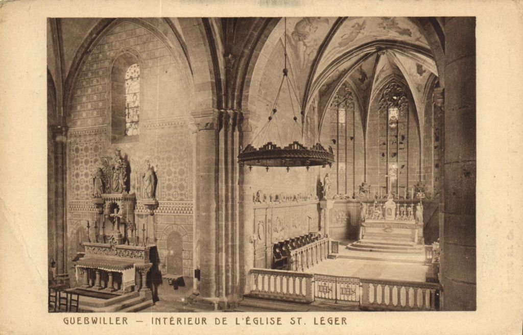 CPA AK GUEBWILLER - Interior of L\'Église St-Leger (170697)