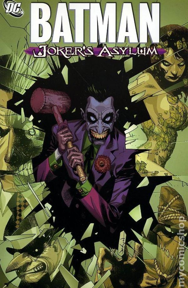 Batman Joker\'s Asylum TPB #1-1ST VF 2008 Stock Image