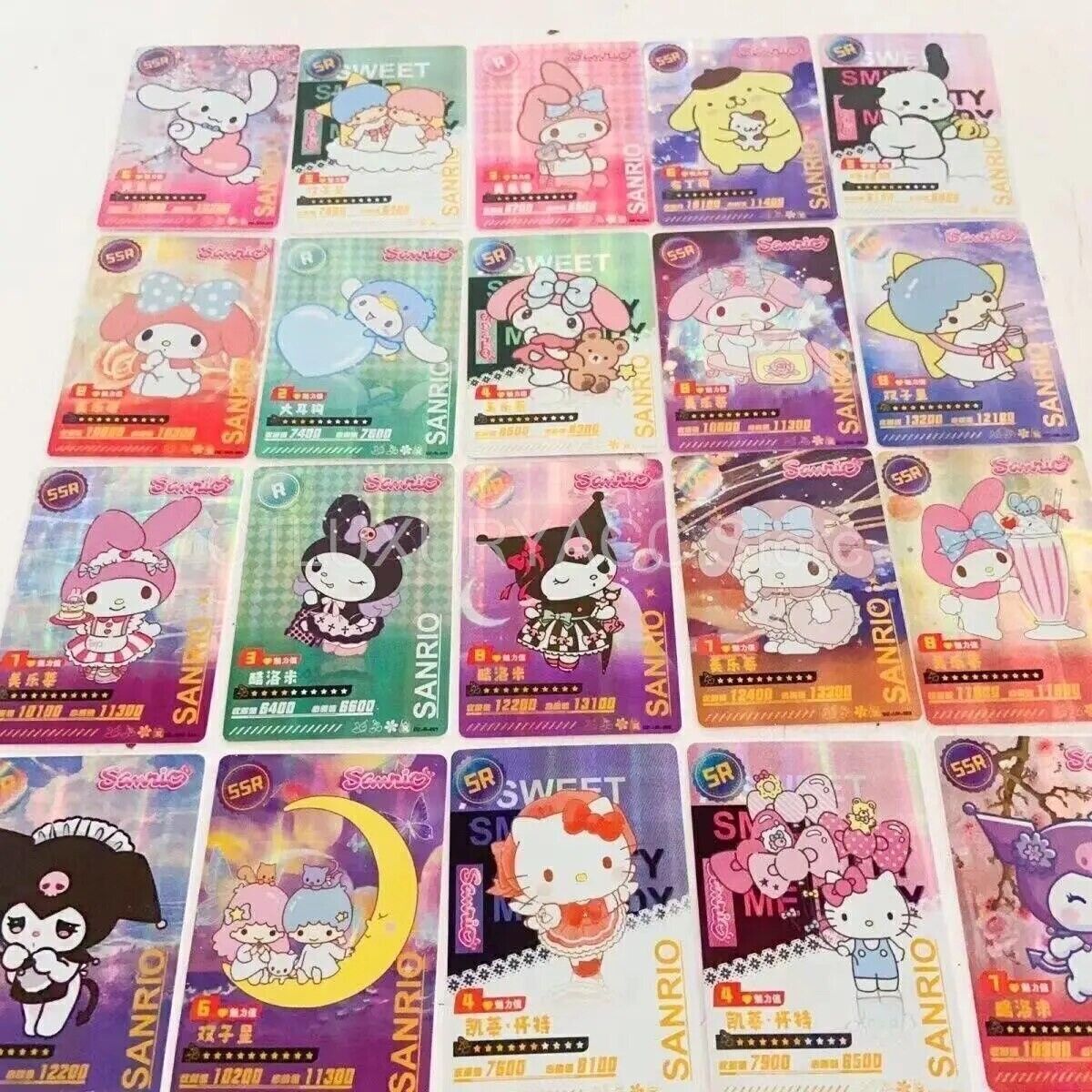 Sanrio Doujin Trading Cards Cute CCG 36 Pack Box Sealed Hello Kitty Cartoon