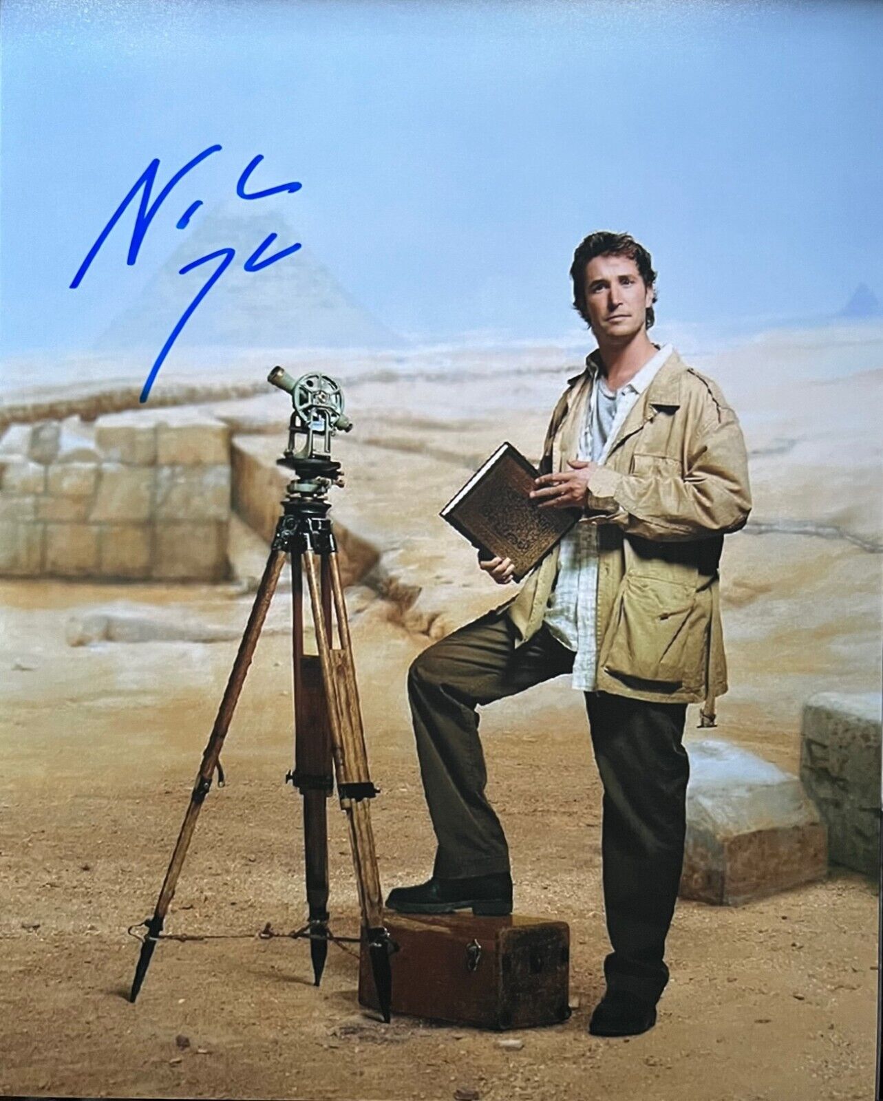 The Librarian NOAH WYLE SIGNED 8X10 Photo