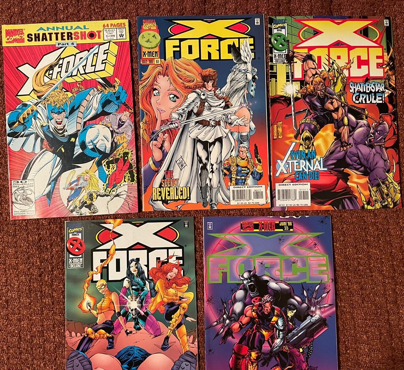 Marvel Comics - X-Force - Lot Of 5 Comics