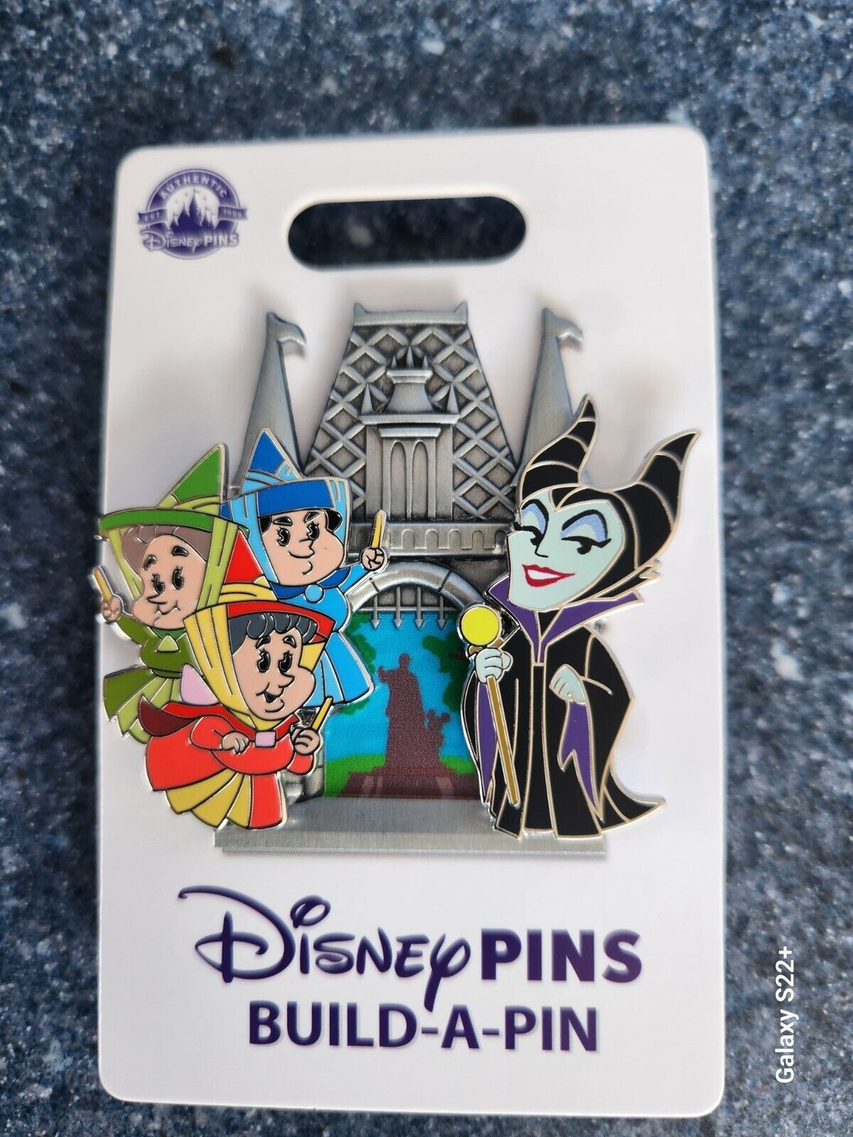 Disney Build A Pin Sleeping Beauty Maleficent Pin