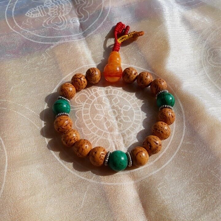 Genuine Bodhi Seed Bracelet Phoenix Eye Beads from Nepal. Healing, Bajrabidhi