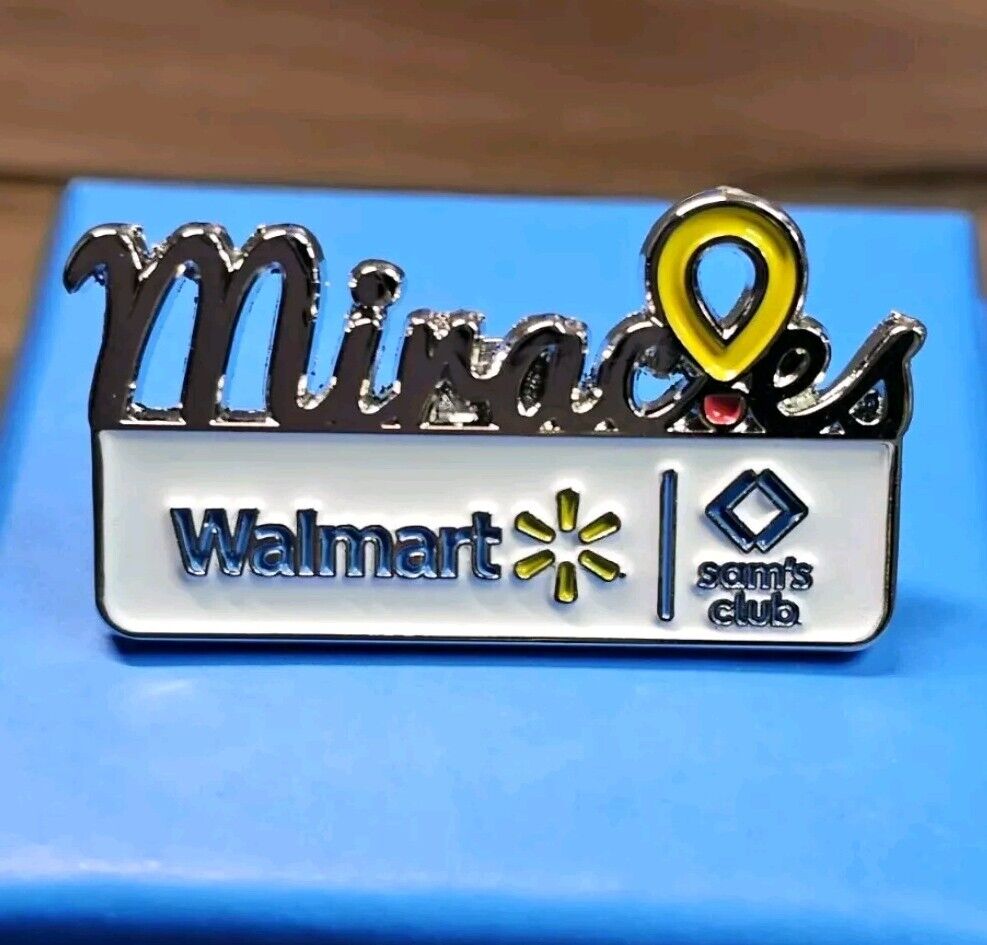 WALMART Children\'s Miracle Network Lapel Pin Quality Metal Brand New (Pin back)