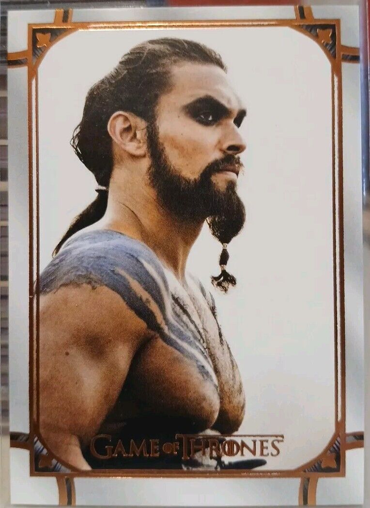 Game Of Thrones Iron Ann. Expansion Copper Parallel Card 268 Khal Drogo #96/99 
