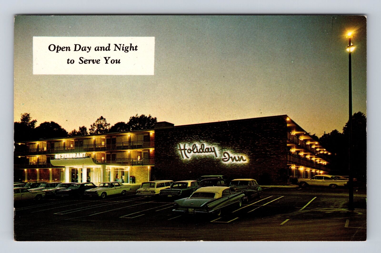 Alexandria VA-Virginia, Holiday Inn, Advertising, Antique Vintage Postcard