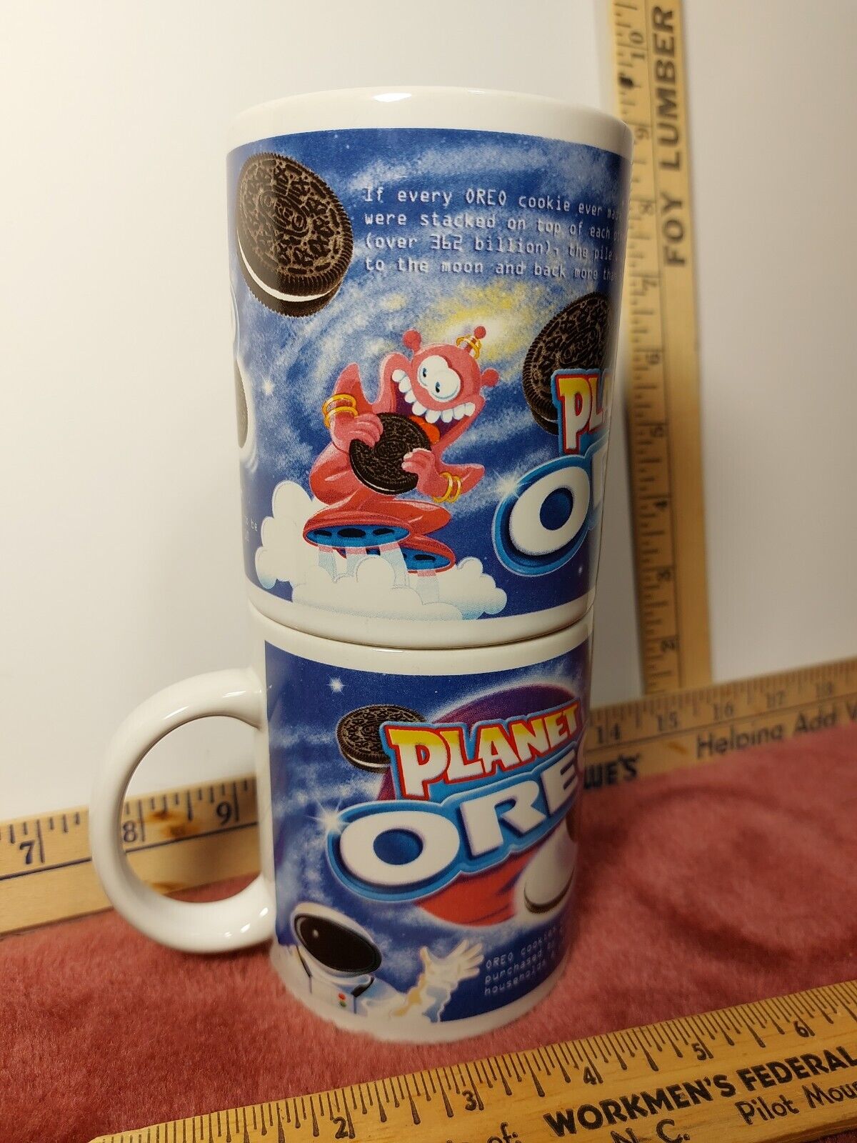 2- Vintage Planet Oreo Coffee Cups Nabisco by Huston Harvest