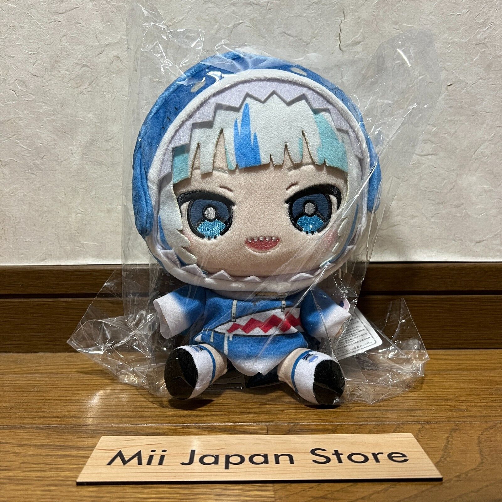 Hololive Gawr Gura Plush Stuffed Doll Toy friends with u Vtuber 21cm Japan NEW