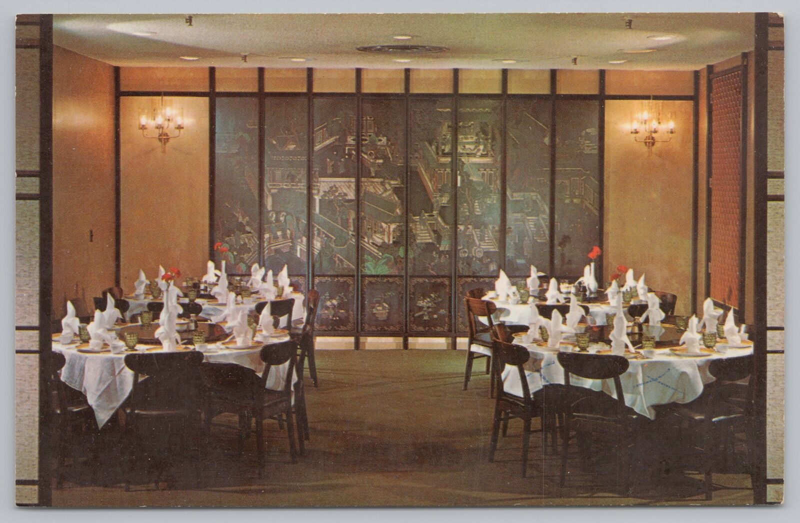 State View~Ching Dynasty~Coromandel~San Francisco Golden Pavilion \'69~Vintage PC
