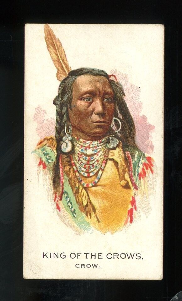 1888 N2 Allen & Ginter American Indian Chiefs King of Crows GOOD **BB-1005**