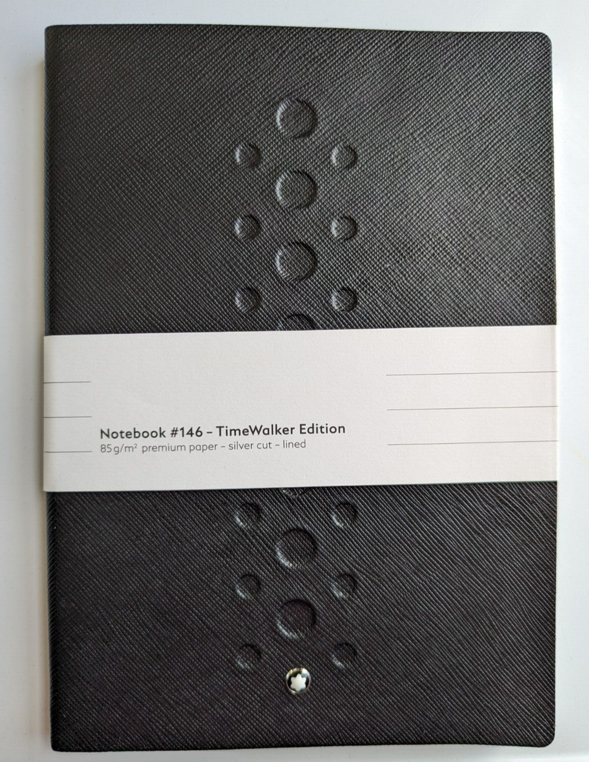Montblanc Genuine Black Leather Notebook #146 - TimeWalker Edition - Brand New