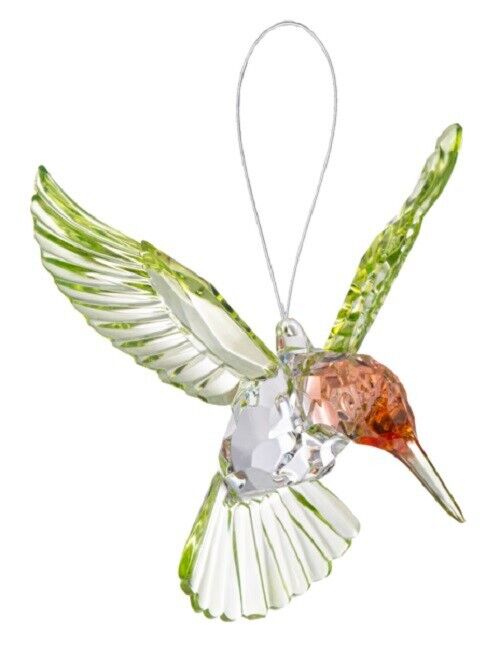 Ganz Crystal Expressions Acrylic Ruby Throated Hummingbird Ornament 4