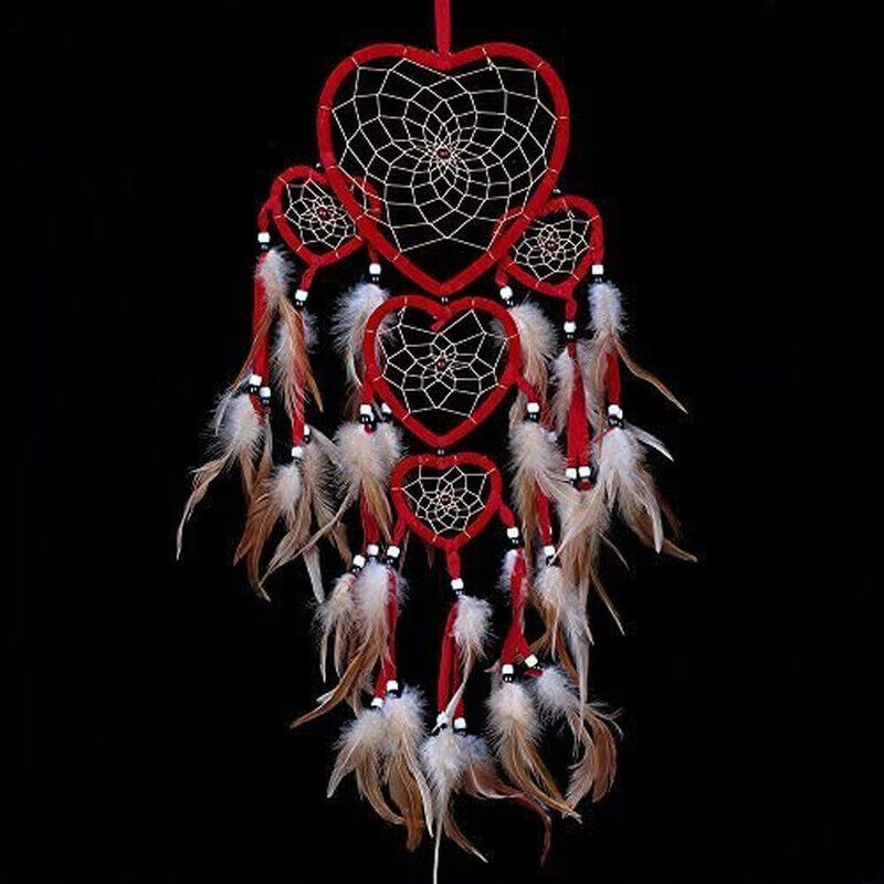 Large Handmade Dream Catcher Traditional Dreamcatcher Feather Wall Hanging Decor
