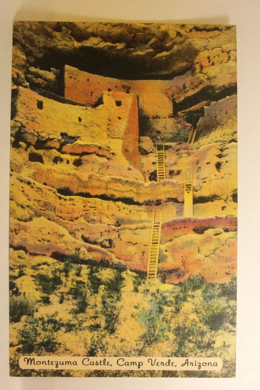 Postcard Montezuma Castle Camp Verde AZ I6