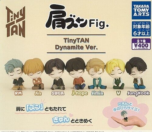 Shoulder Dung Fig. TinyTAN Dynamite Ver. All 7 Types Complete Set Gacha Japan