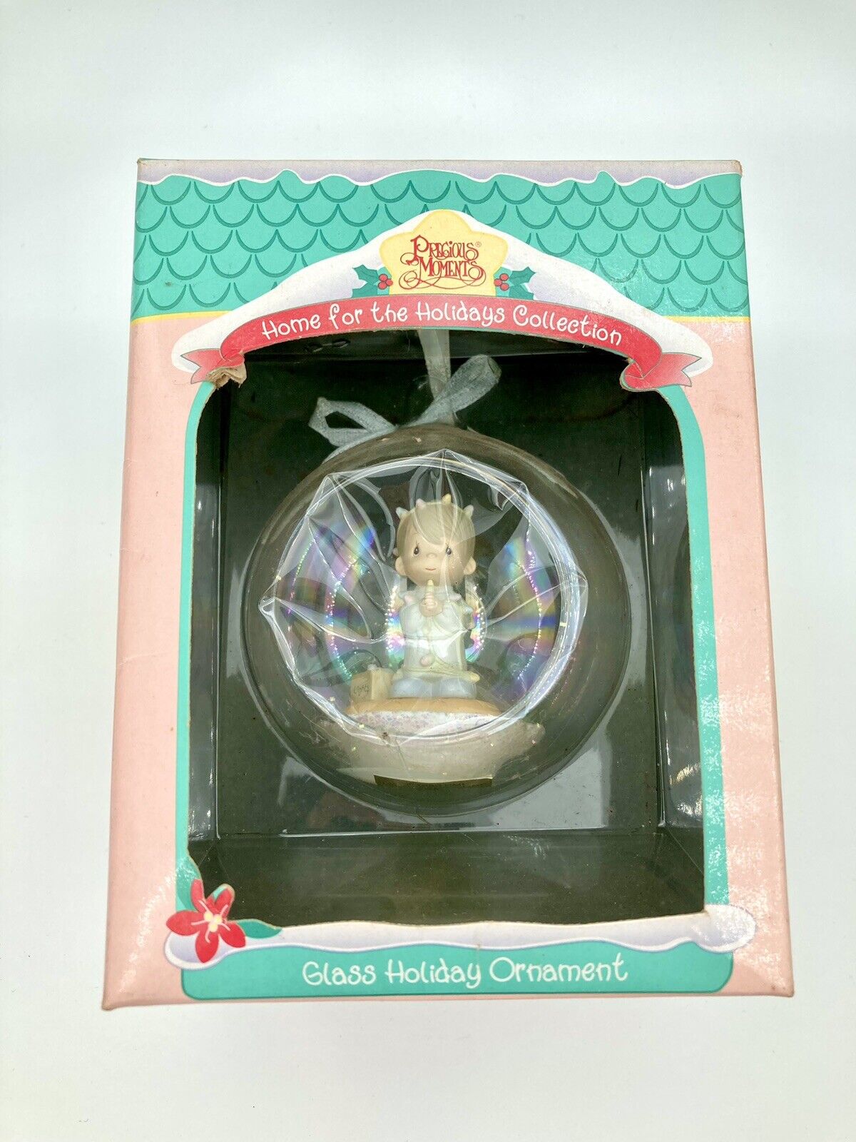Vintage 1993 Precious Moments Ornament - May Your Christmas Be Delightful 327794