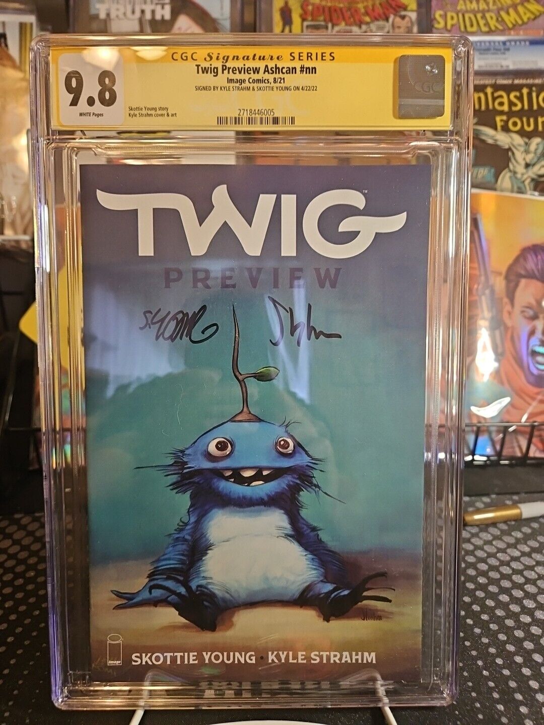 Twig Preview Ashcan #nn CGC 9.8  S.S. signed Young And Strahm(Image 2021)