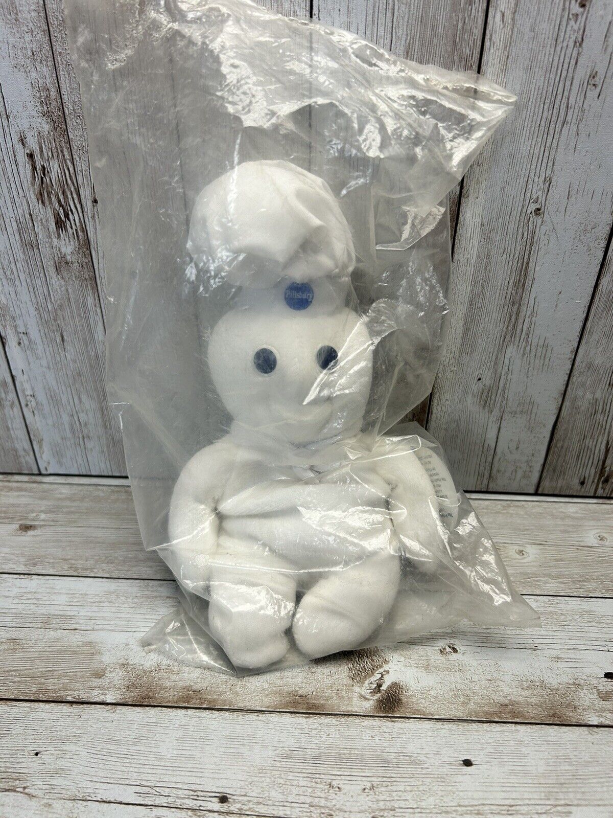Collector\'s - NEW In Bag - Pillsbury Doughboy Beanie Baby Plush 1997 Stuffed Toy