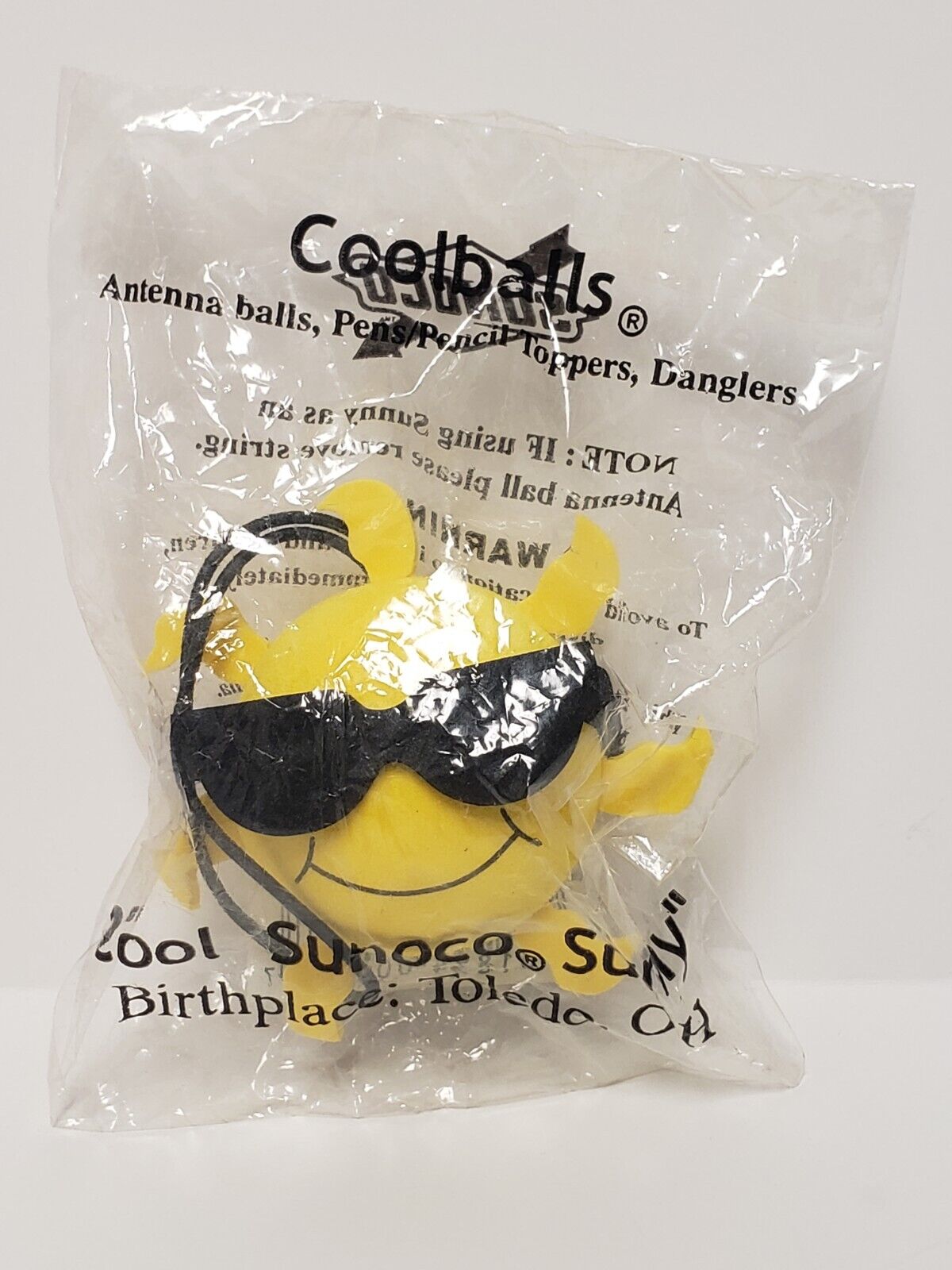 Coolballs Sunoco Sunny Antenna Ball Pen/Pencil Topper Dangler New in Package