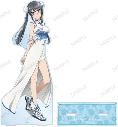 Acrylic Stand Mai Sakurajima Chinese Dress Ver. Original Illustration Extra Larg