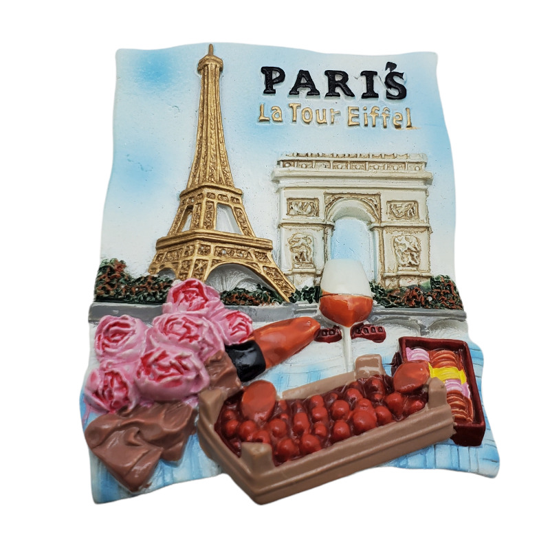 Eiffel Tower Paris Fridge Refrigerator Magnet Travel Tourist Souvenir France