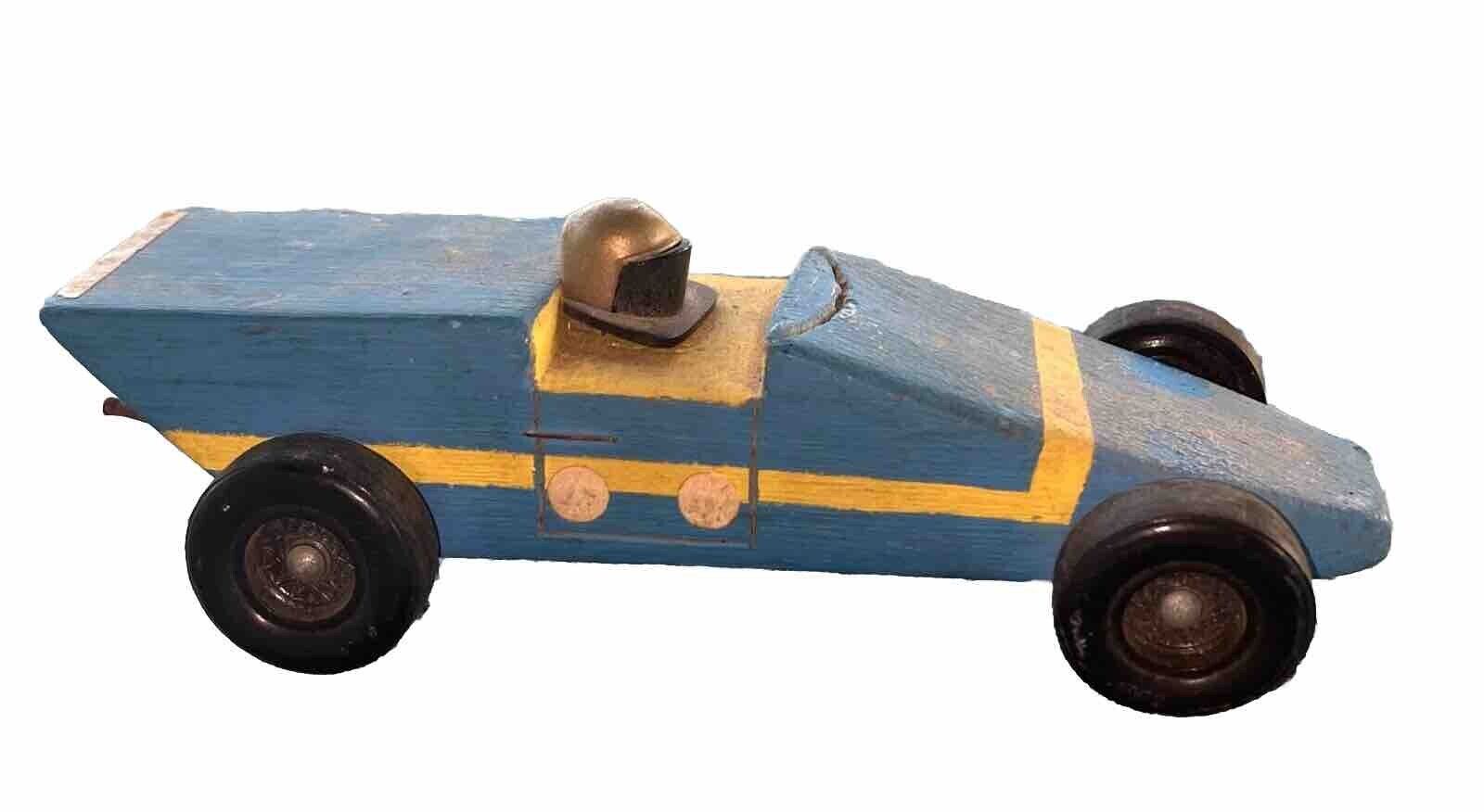 Cub Boy Scout Pinewood Derby Cars Wooden Open Race Car Wood Car w Driver