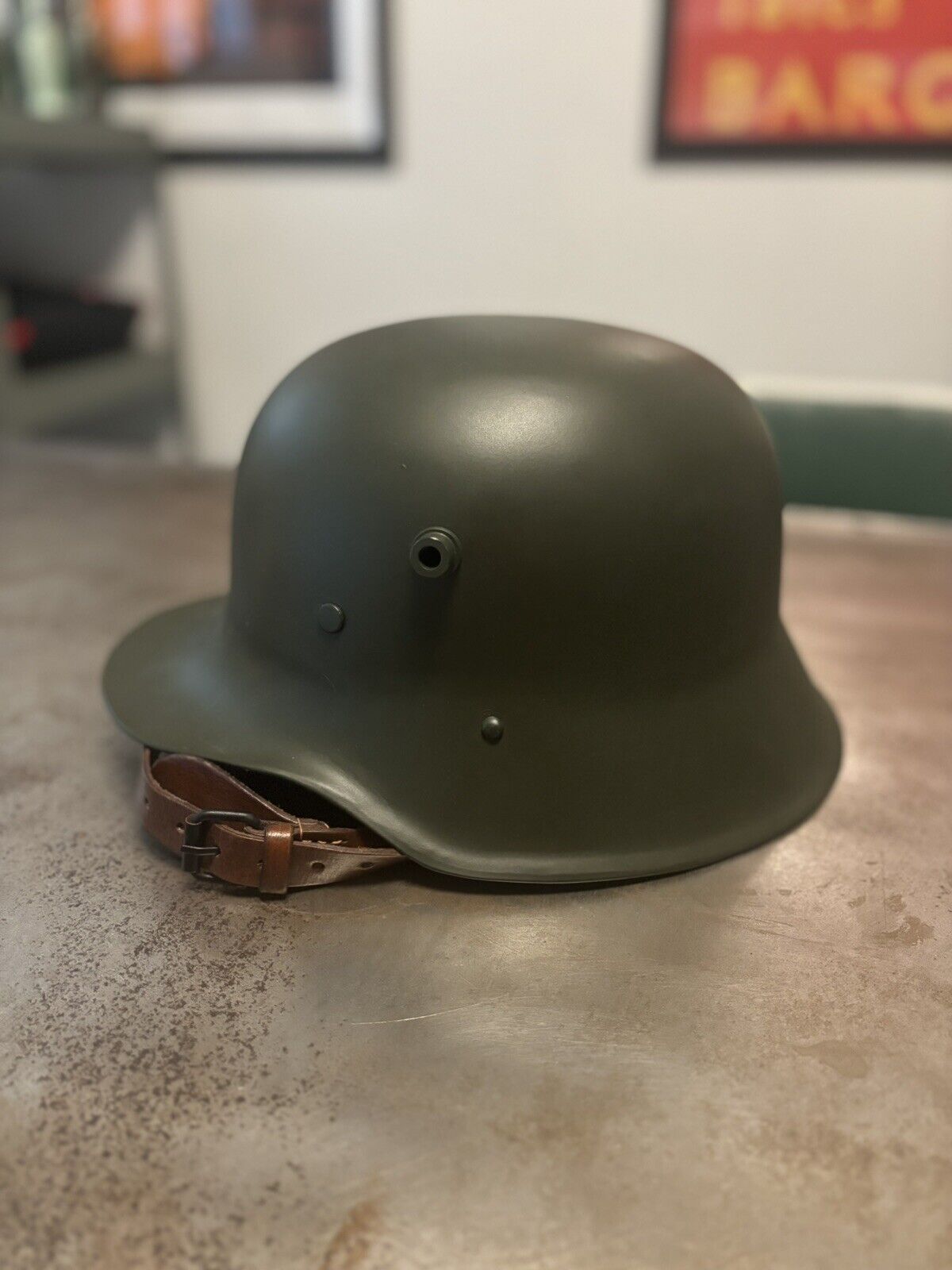 WWI Austro-Hungarian M17 Helmet w/ Liner - Replica - Fits Large Head size