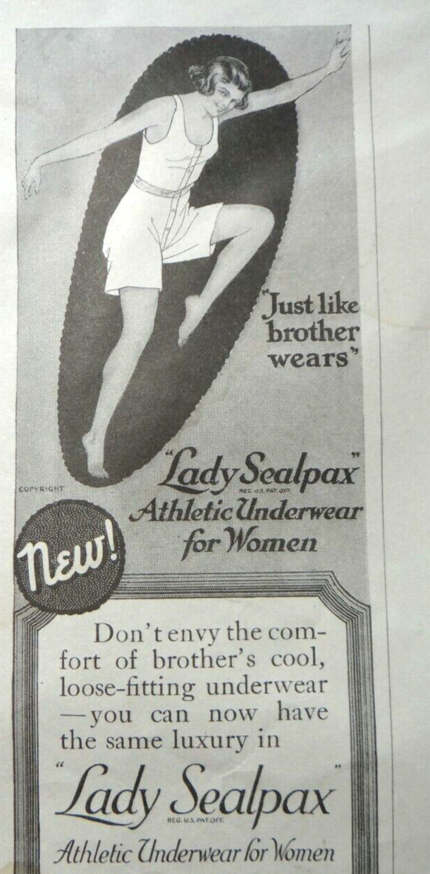 1918 Forhan\'s Gums - Lady Sealpax Underwear Magazine Print Ad vintage ephemera