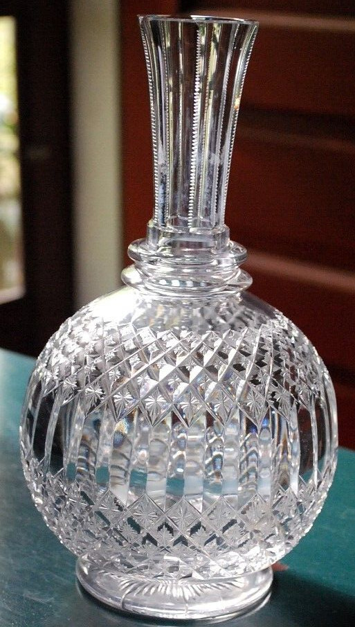 Antique ABP Hand Cut Crystal WATER OR WINE CARAFE DECANTER Superb Early Design