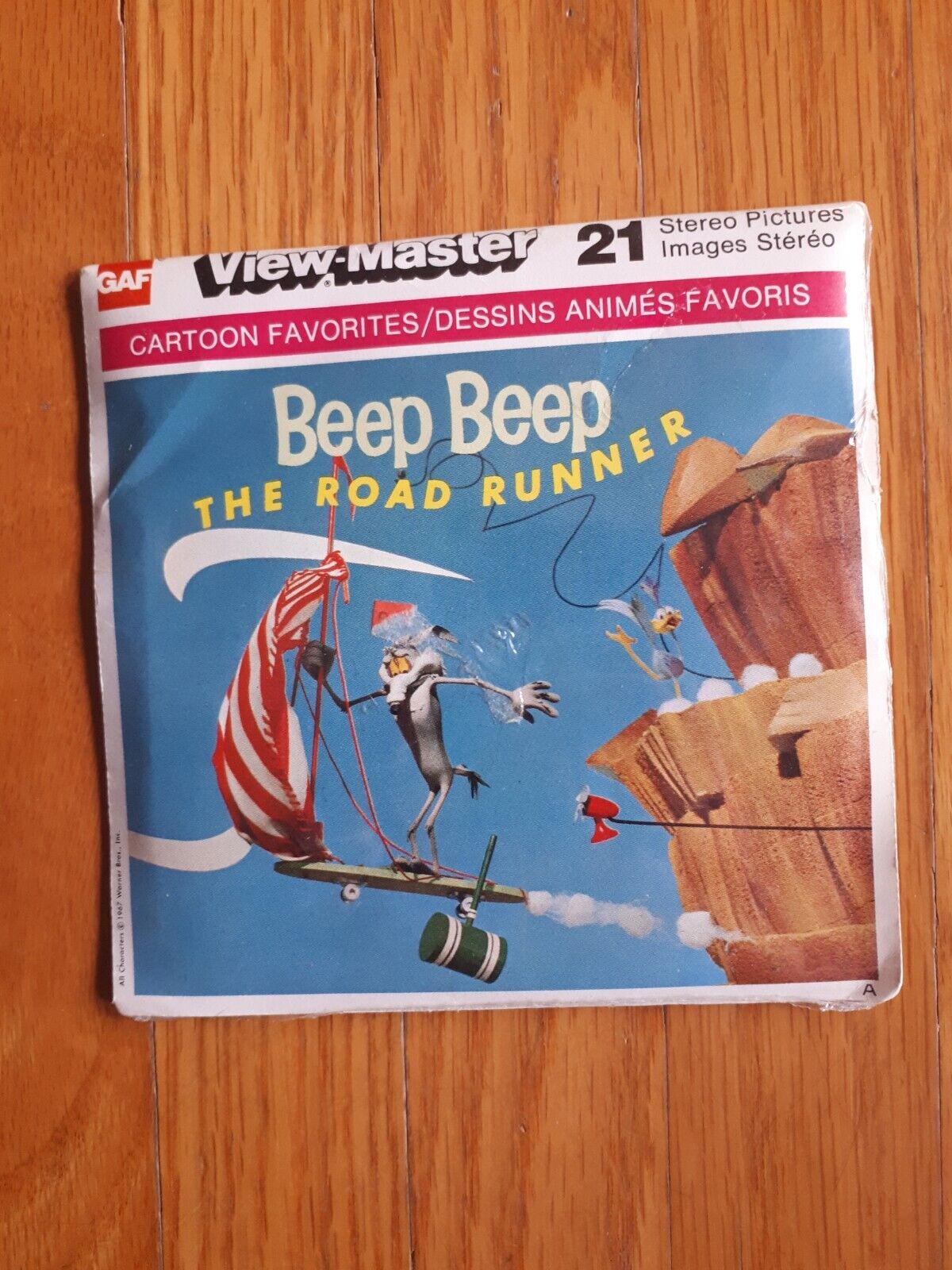 Sealed 1967 Vintage Looney Tunes Wile E Coyote Beep Road Runner Viewmaster GAF