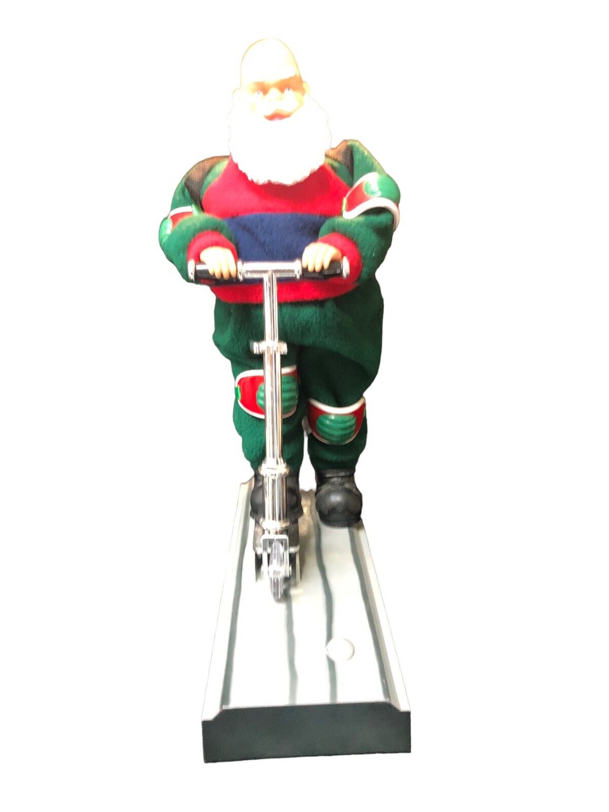 T.L. Toys Animated Go Go Scooter Riding Christmas Santa  *See Video*