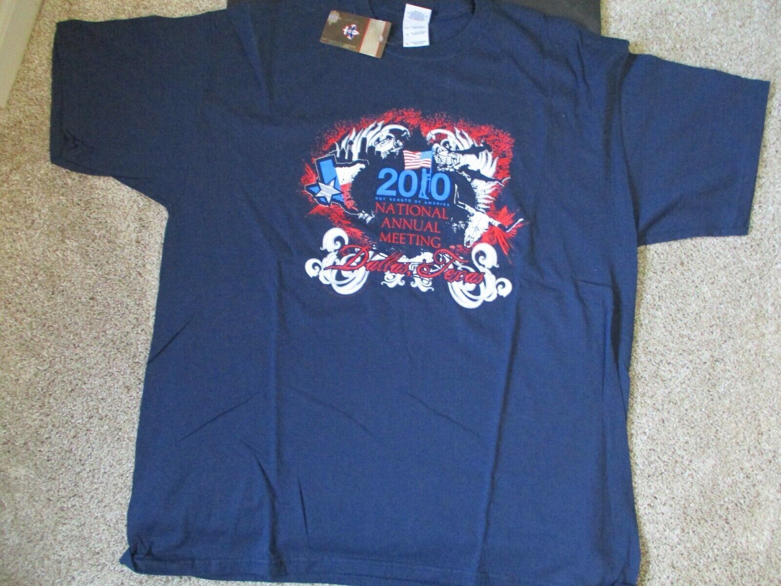 2010 National Annual Meeting BSA boy scout men's XL t-shirt