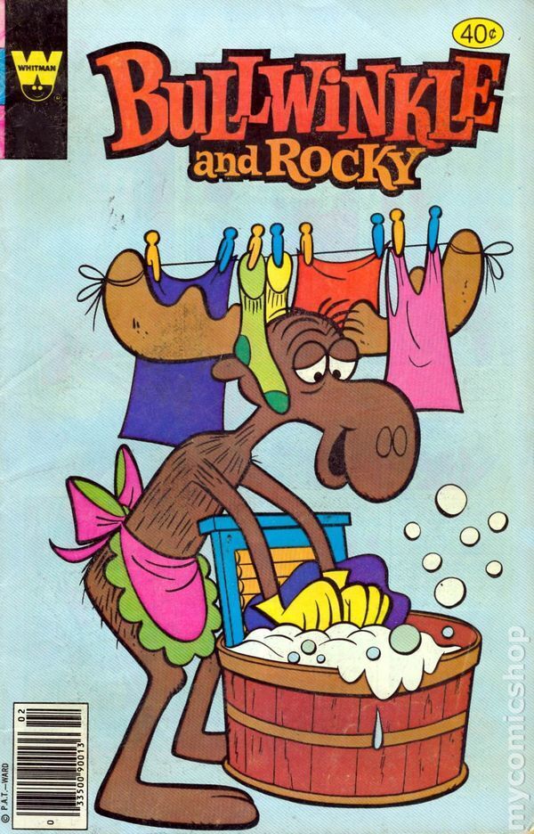 Bullwinkle and Rocky #25 VG 1980 Stock Image Low Grade