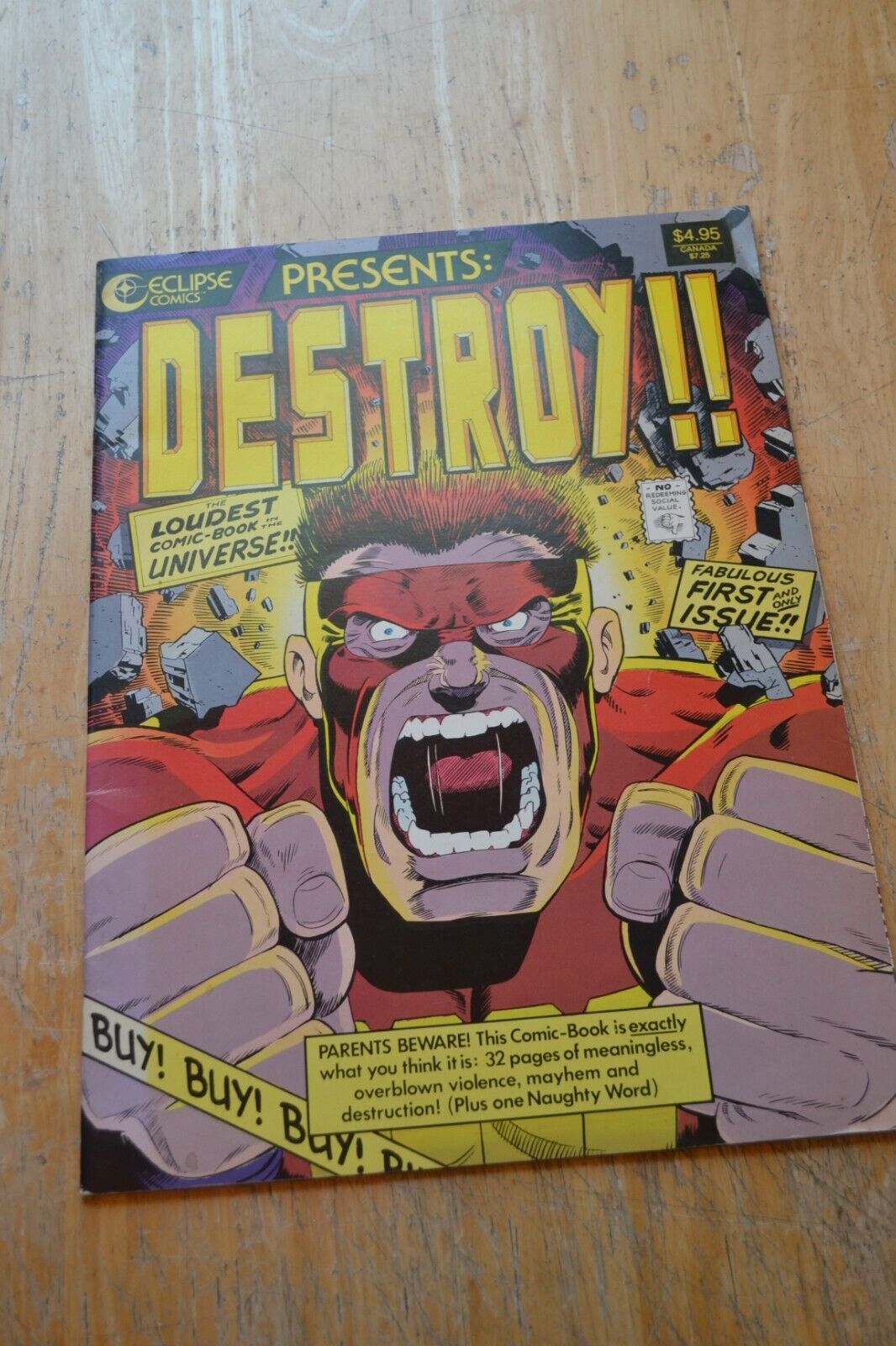Eclipse Comics Presents DESTROY The Loudest Comic-Book in the Universe