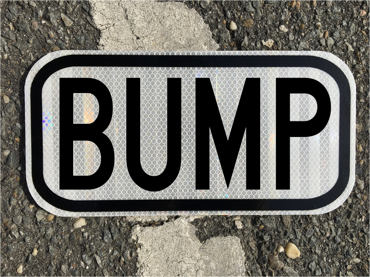BUMP road sign 12\