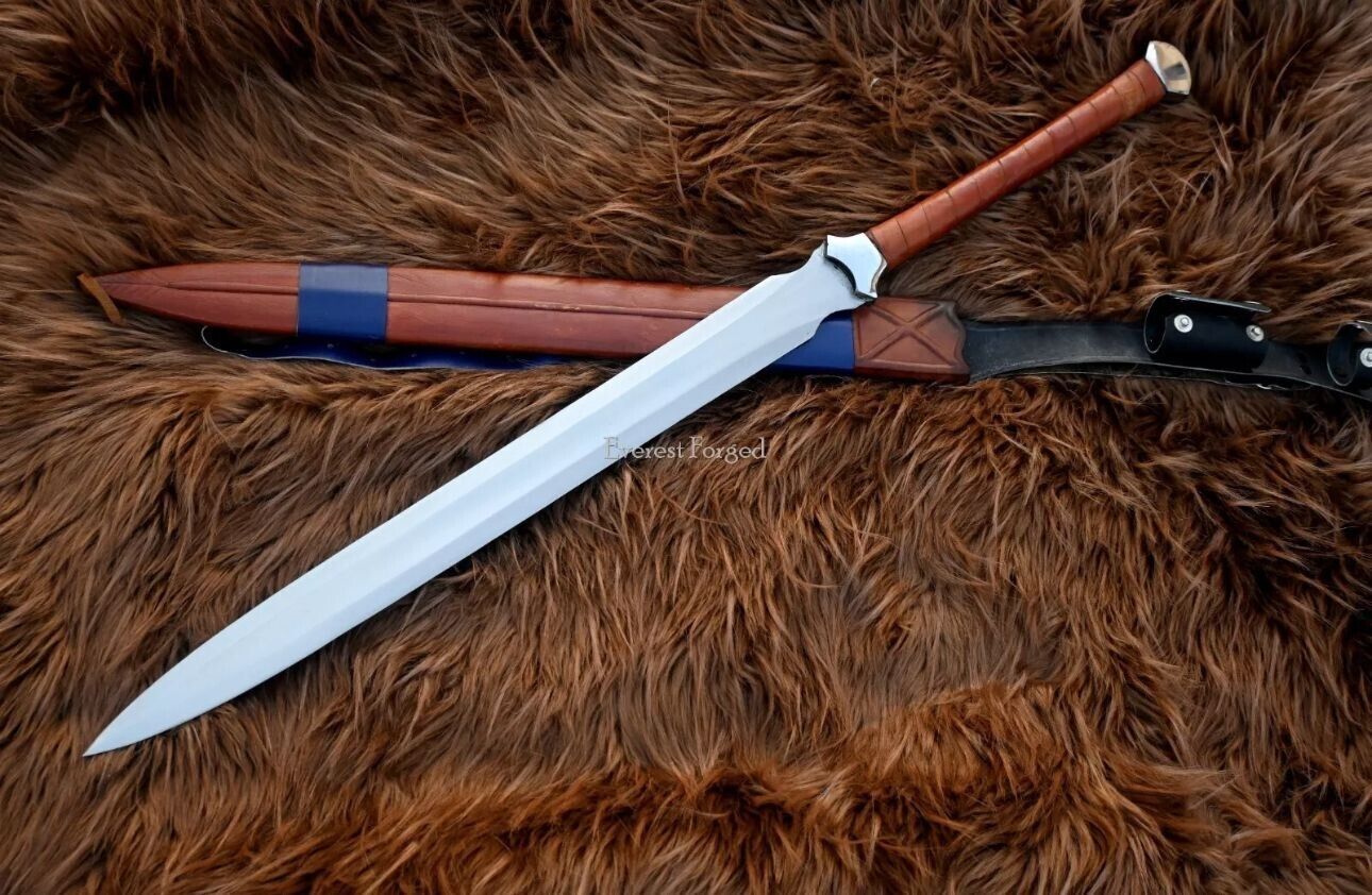 Viking Sword-24 inches Handmade sword-Hunting, Tactical, Combat sword-Spear