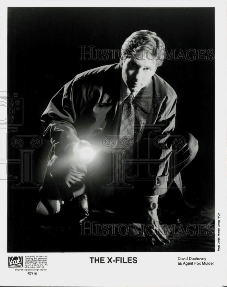 1993 Press Photo David Duchovny as Agent Fox Mulder on \
