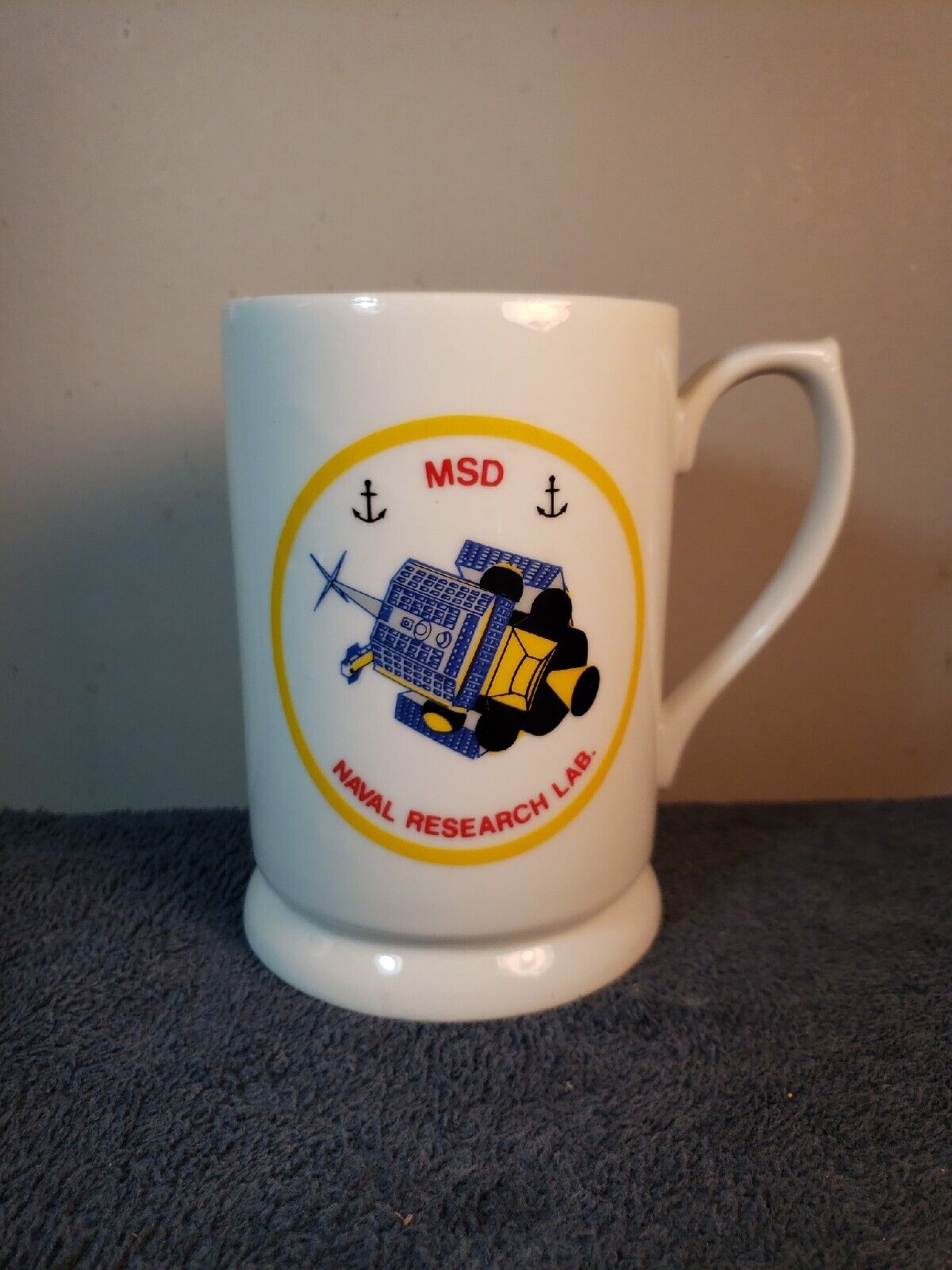 Rare Naval Research Laboratory NRL MSD Satellite 16 oz Mug
