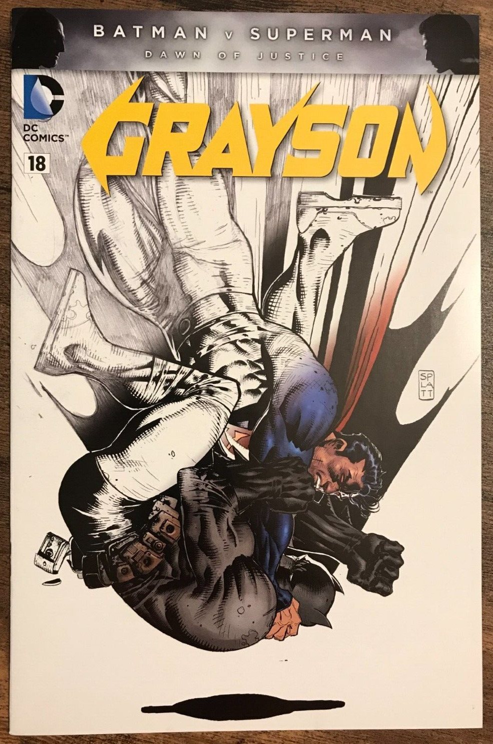 Grayson #18 Nightwing Platt Batman V Superman Fade Sketch Variant NM/M 2016