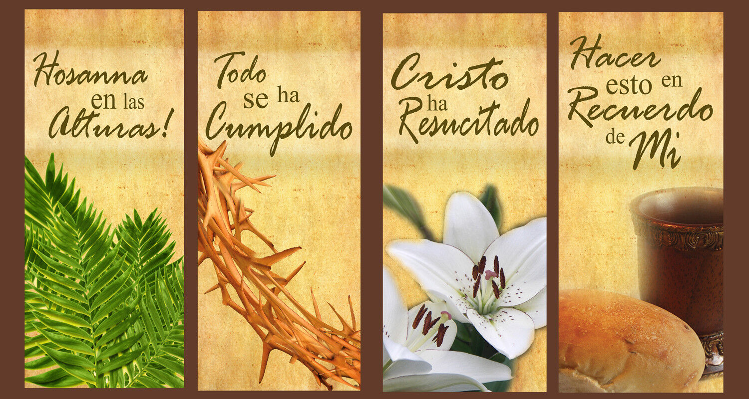 Inspirational Church Banners - Easter Set A (Spanish)