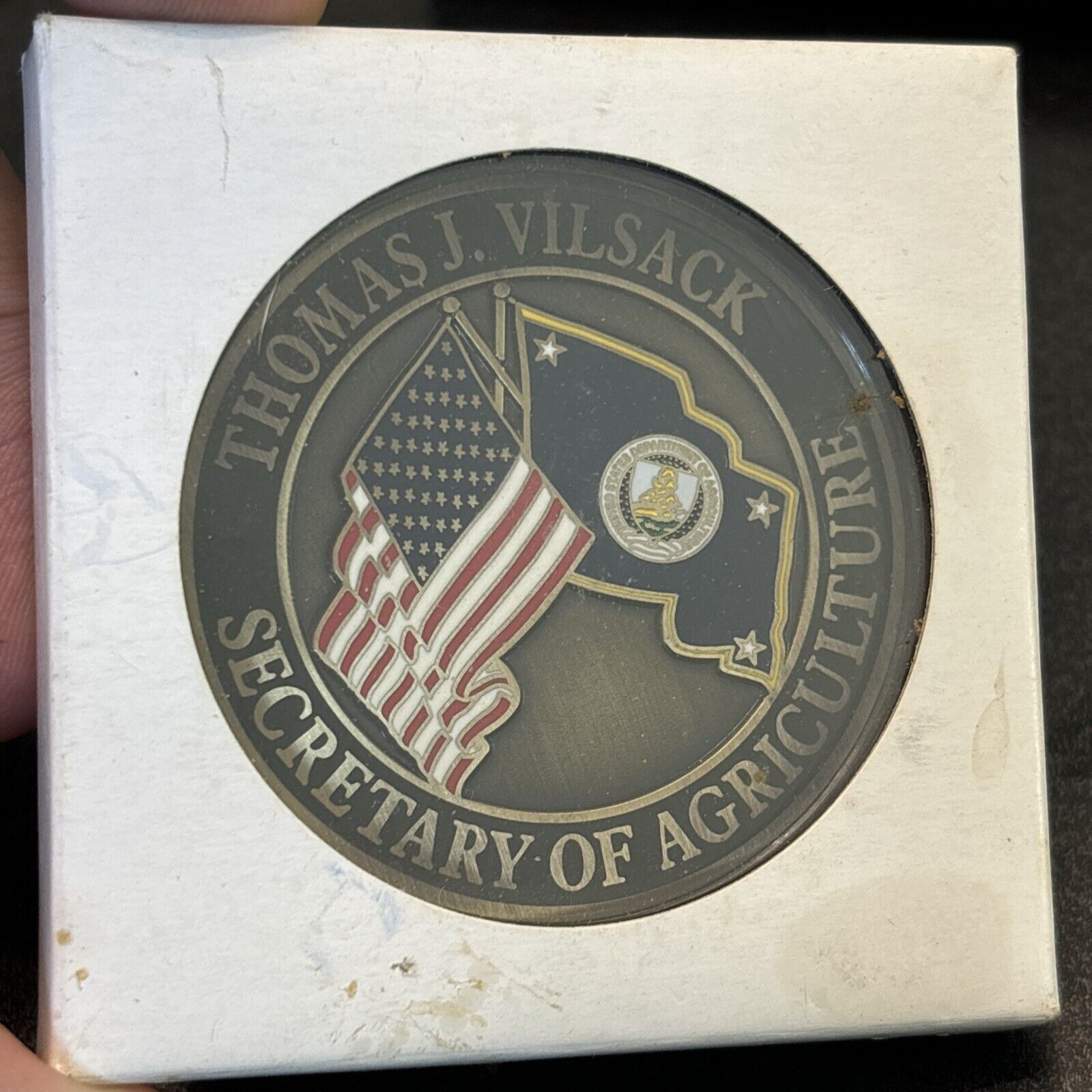 Thomas J Vilsack Secretary Of Agriculture Medallion Provenance 