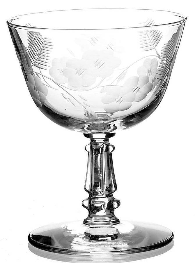 Libbey Glass Company Crystal Garland Sherbet Glass 323066