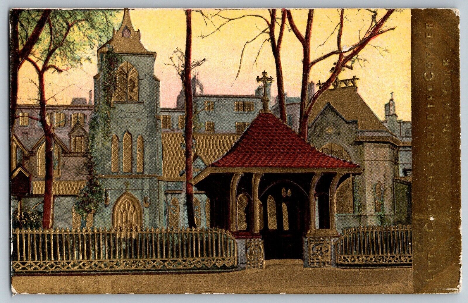 New York NY - Little Church around the Corner - Vintage Postcard - Unposted