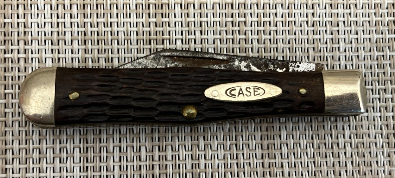 Case XX USA 1940-65 6225 1/2 Delrin Mini Coke Bottle Pocket Knife *Damaged*