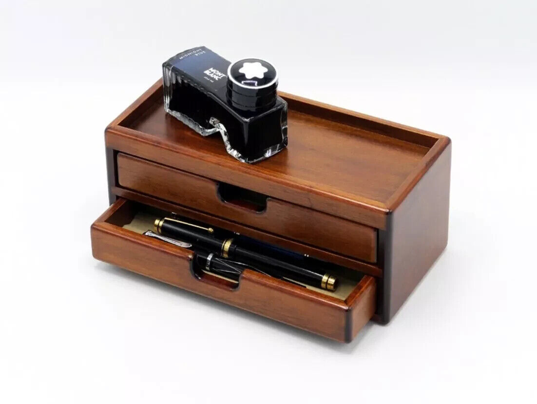 Toyooka Craft Wooden Fountain pen box 8 Handmade sc104