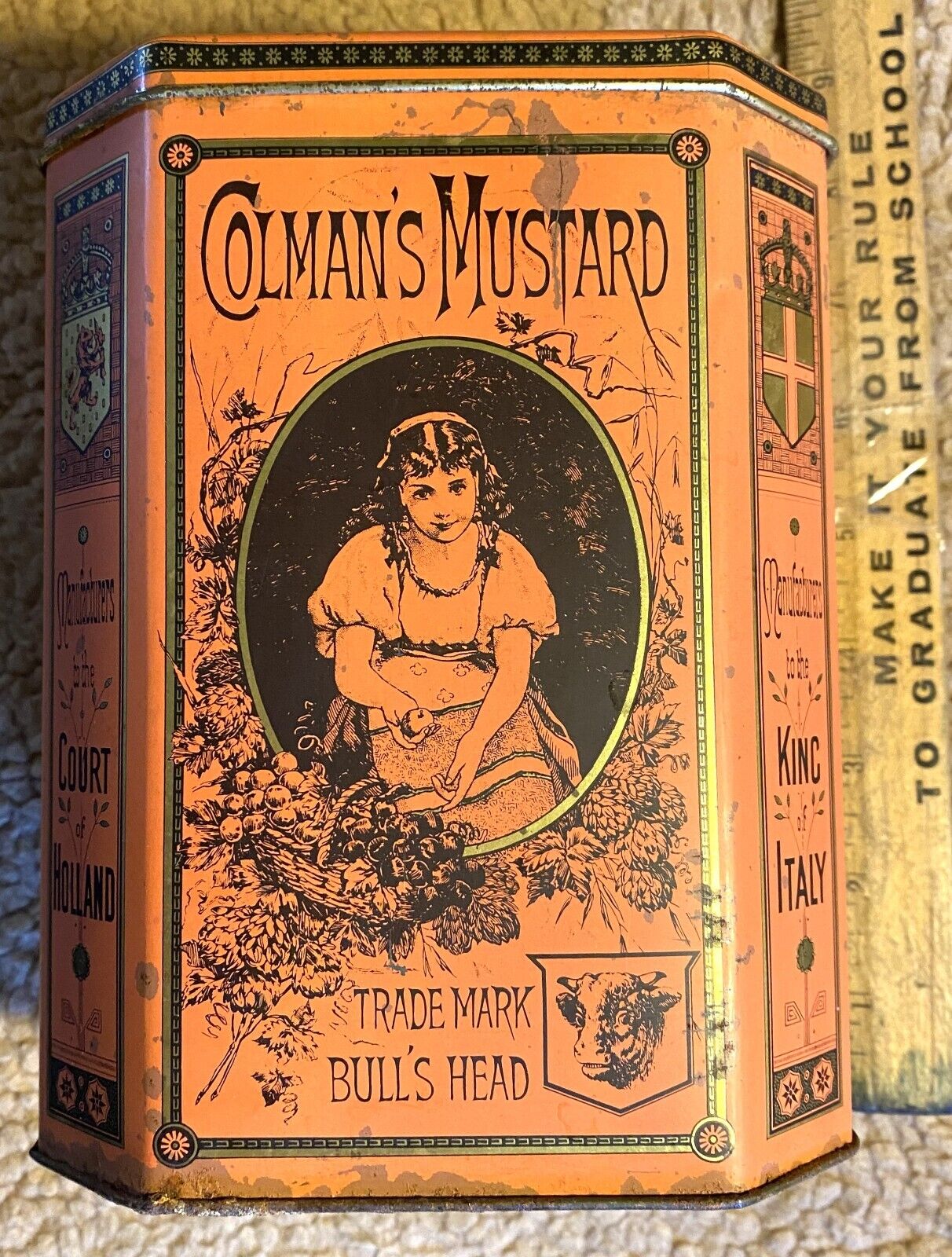 Vintage Colman\'s Mustard Tin (BX189)